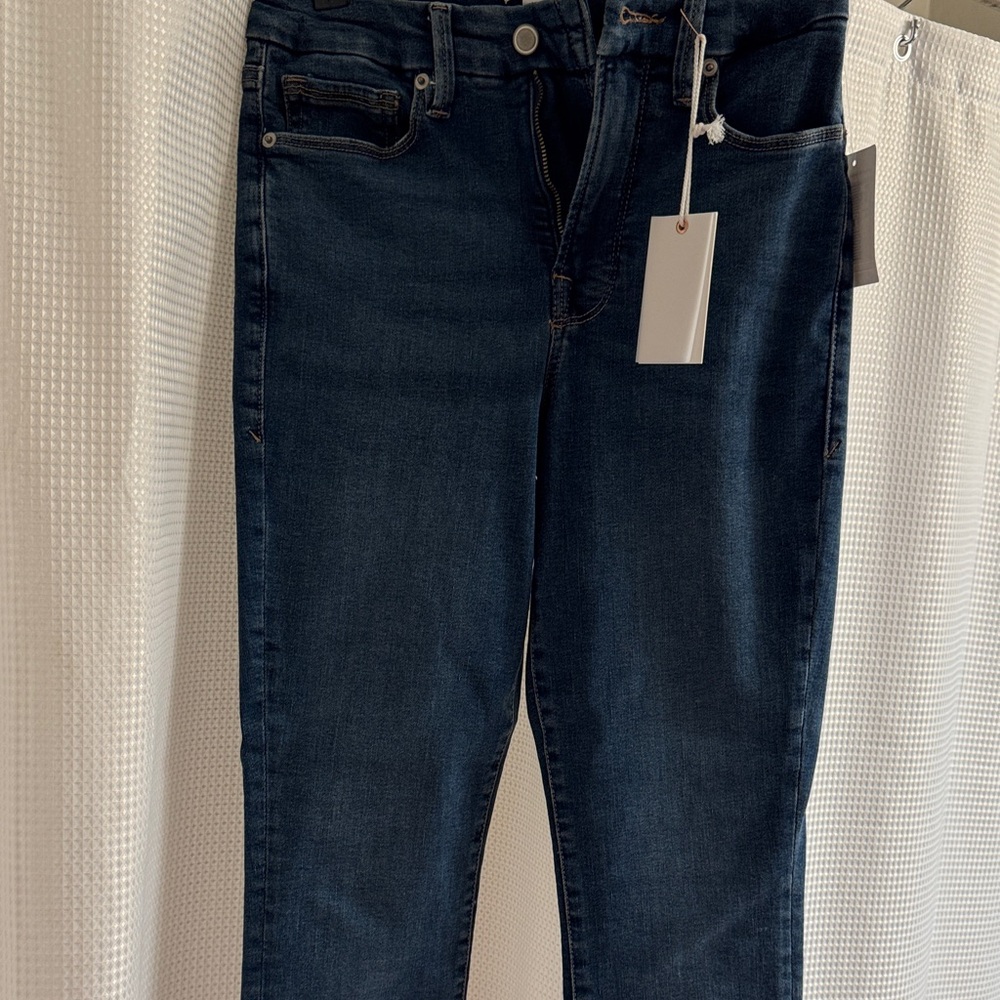 Good American Dark Indigo Skinny Jeans